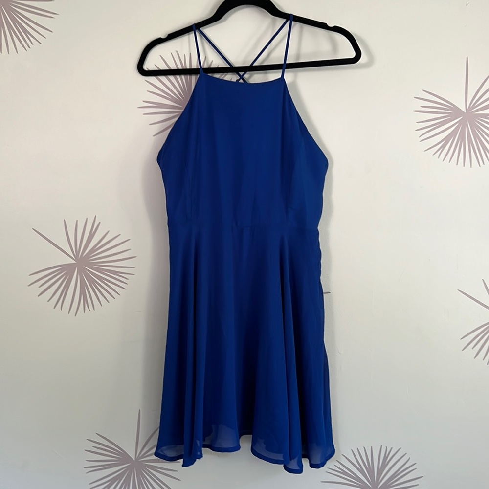 Blue Flowy Dress